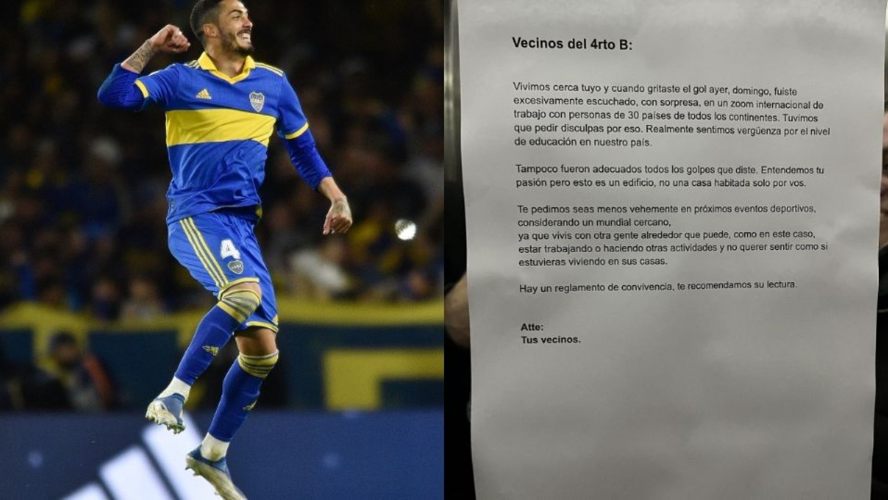 El incoherente pedido de unos vecinos para un hincha de Boca: "Fuiste excesivamente..."