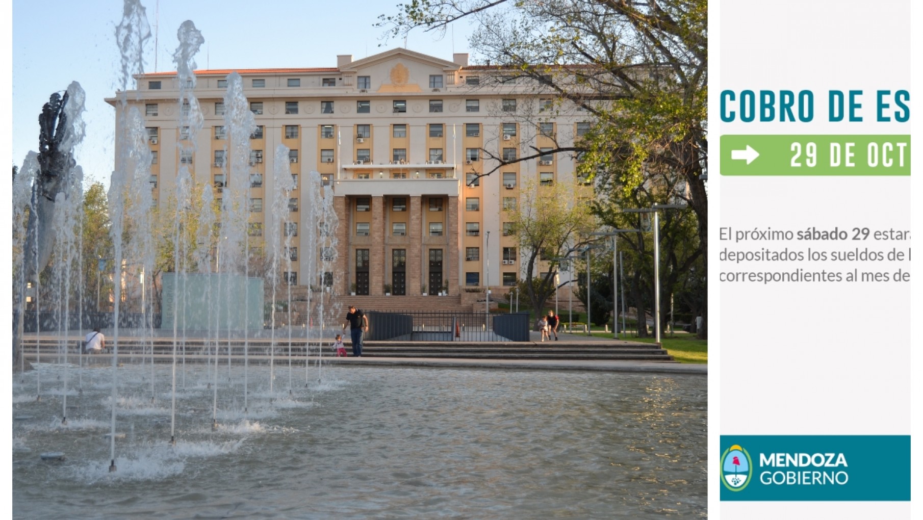 Confirmaron la nueva fecha de cobro de los estatales y el aumento que recibirán