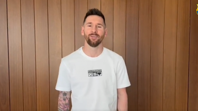 "Nos vemos pronto": y cuando todos hablan de su futuro, Messi apareció en Barcelona