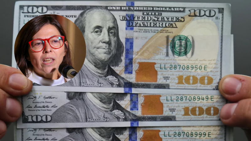 La titular del Banco Nación calculó de cuánto será el salario mínimo si gana Milei