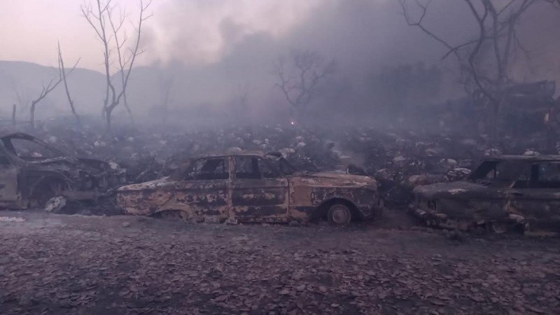 La promesa del Gobierno a las familias afectadas por el incendio en la Playa San Agustín