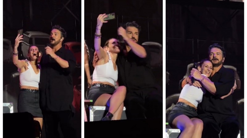 Ricardo Arjona le reclamó a una fan argentina por estar con el celular: "Dame un abrazo"