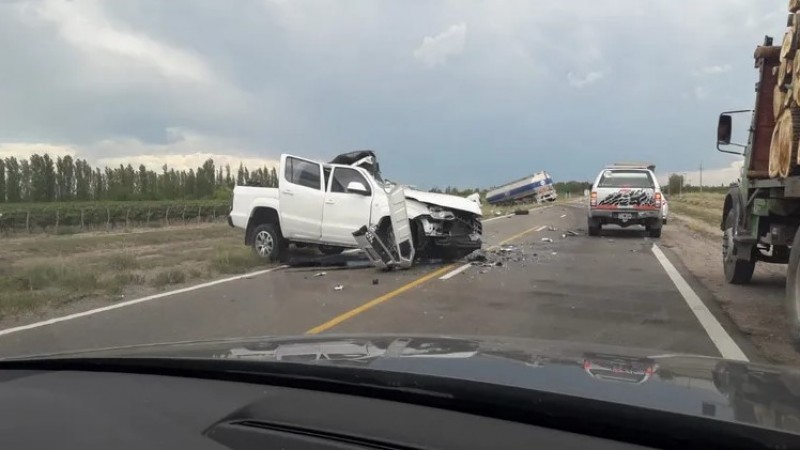 Un empresario perdió la vida en un choque frontal en San Rafael