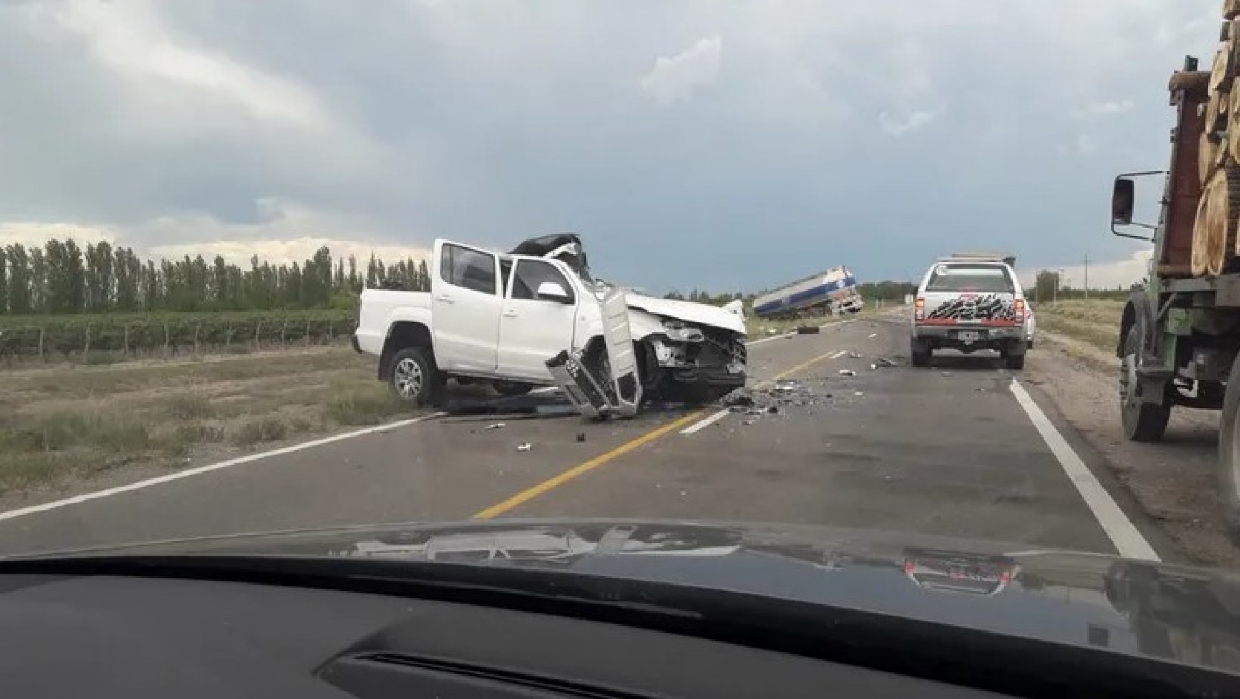 Un empresario perdió la vida en un choque frontal en San Rafael