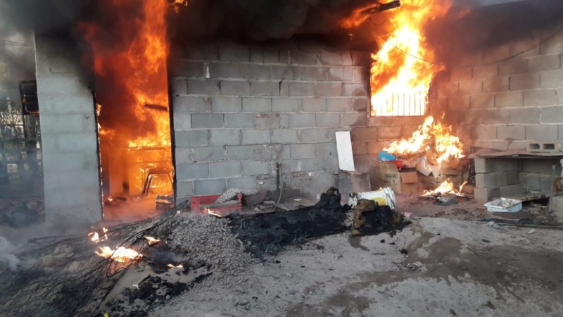 Conmoción en Maipú por un hombre que se prendió fuego