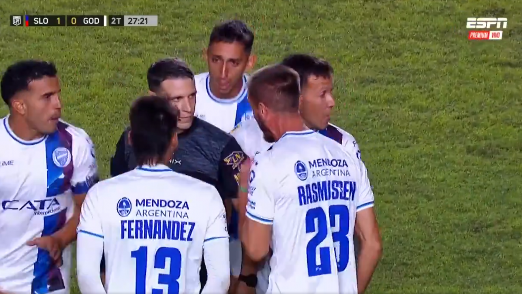 El descarado error arbitral con el que le robaron a Godoy Cruz