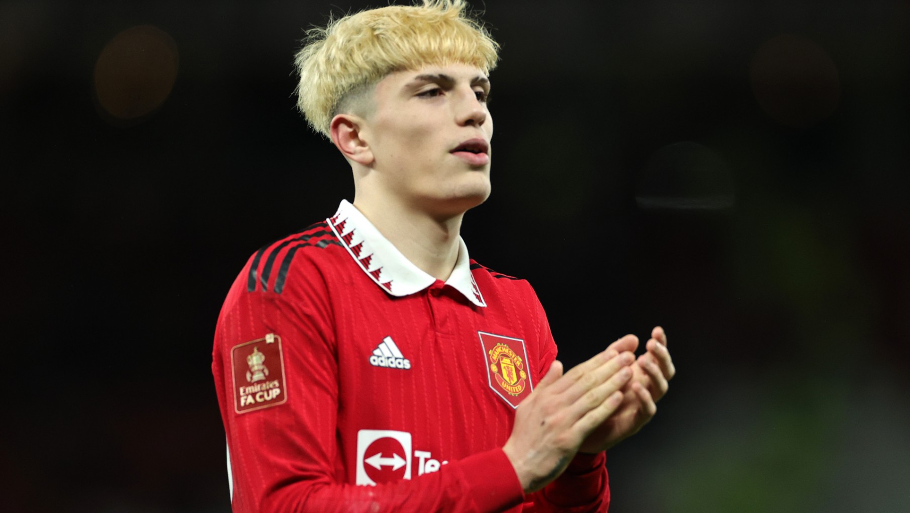 Los polémicos comentarios de Garnacho luego de que el DT de Manchester United lo sacó ante Bournemouth