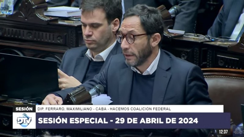 En vivo: Comenzó la sesión en Diputados por la Ley de Bases