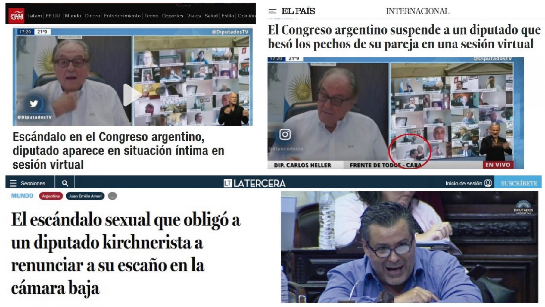 ¿El diputado más famoso? el escándalo de Ameri da la vuelta al mundo