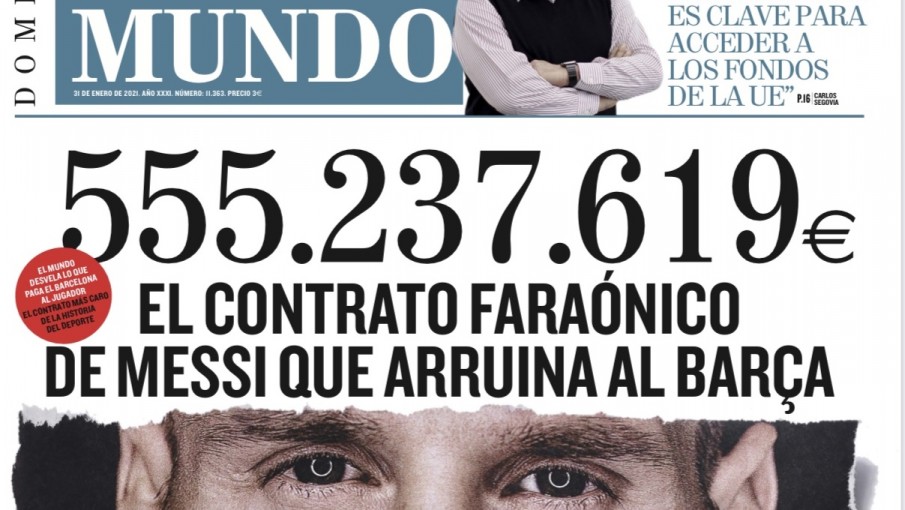 Escándalo: filtran el contrato de Messi que dejó al Barcelona al borde de  la quiebra - Vox - Portal de noticias de la provincia de Mendoza