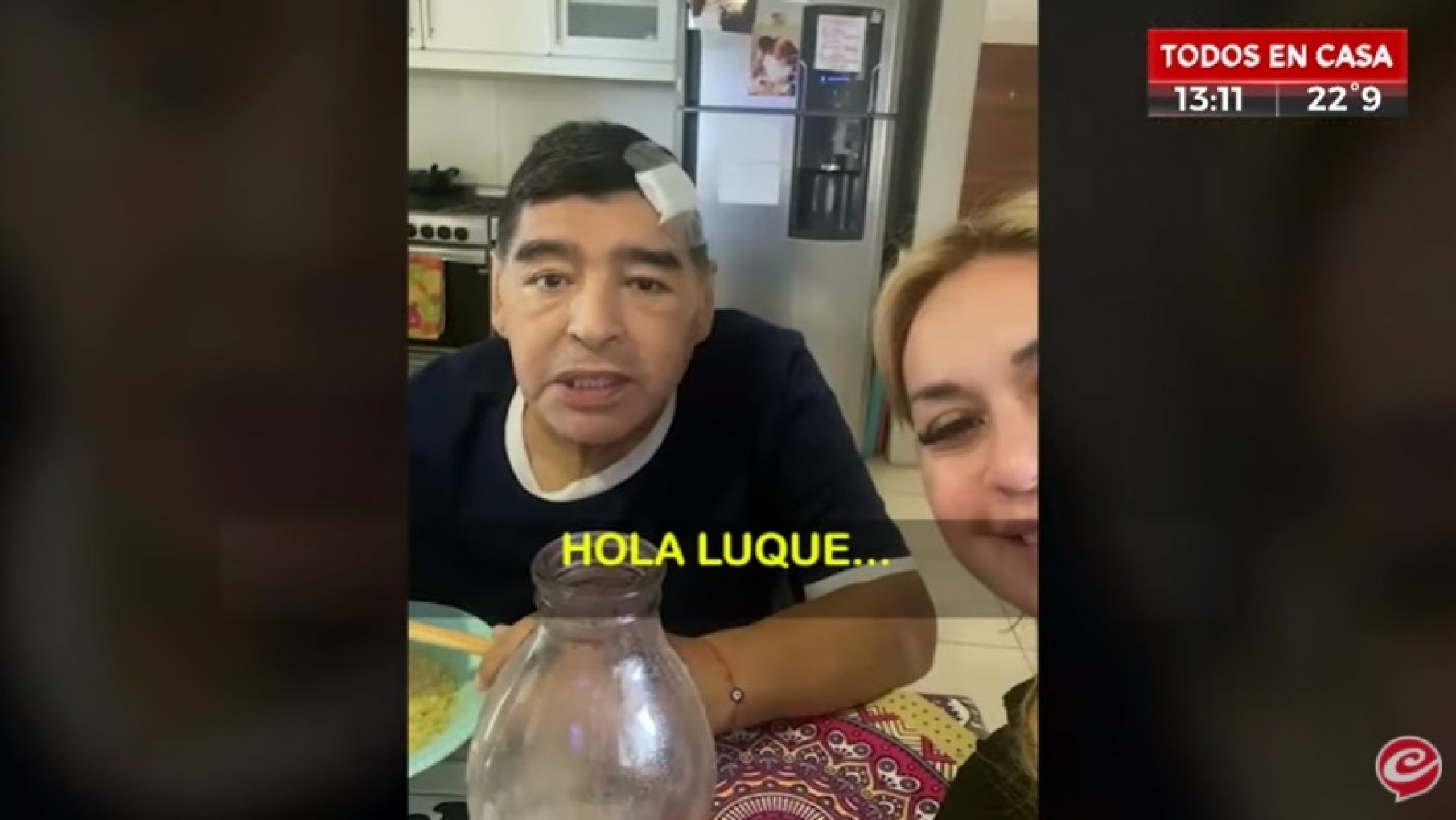Video a días de su muerte: las últimas palabras de Diego Maradona a su médico Luque