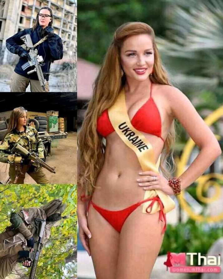 Ordinario Abolladura Ardiente Miss Ucrania cambió la bikini por el traje de soldado para enfrentar a  Rusia - VOXPOPULI TU VOZ ES NOTICIA
